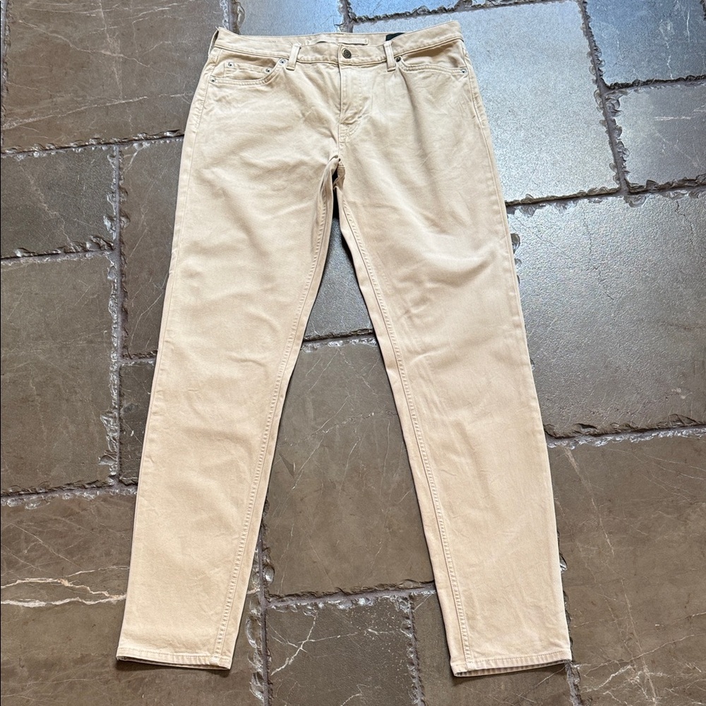 Men's Banana Republic Tan Slim Fit The Traveler Jeans